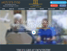 Tablet Screenshot of nlcdentistry.com